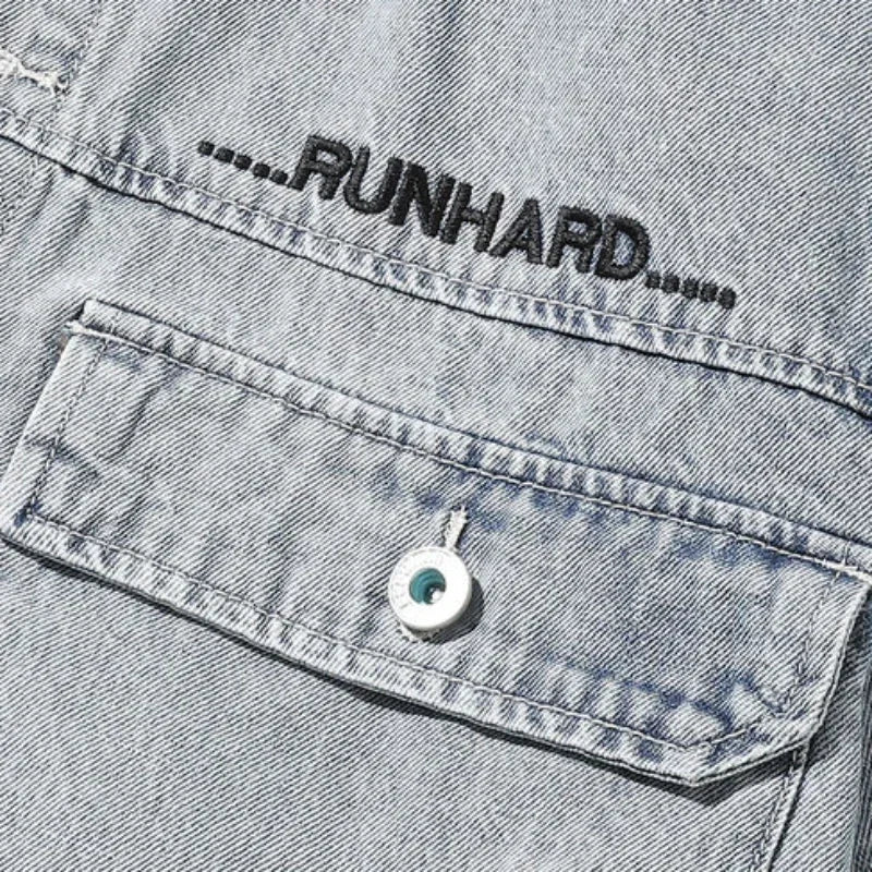 Jaqueta Jeans Masculina Casual