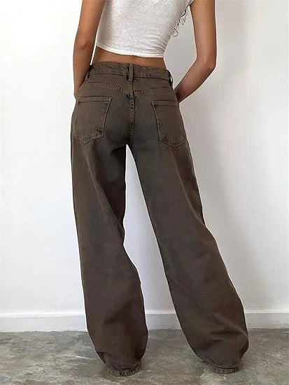 Calça Jeans Feminina Wide Leg