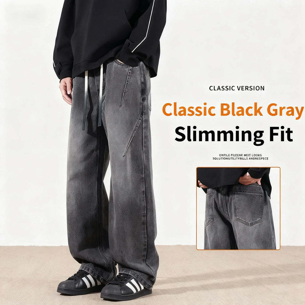 Calça Jeans Masculina Wide Leg