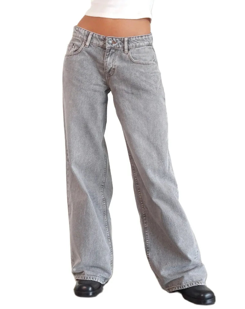 Calça Jeans Feminina Wide Leg