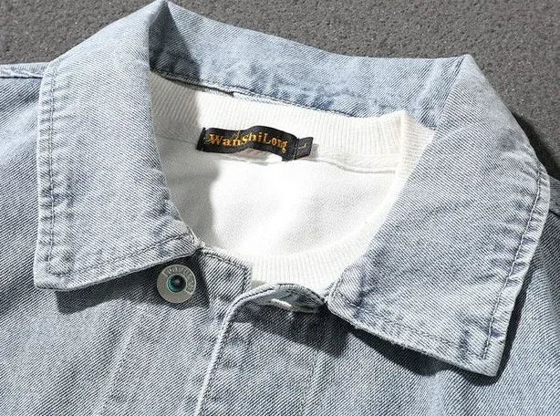Jaqueta Jeans Masculina Casual