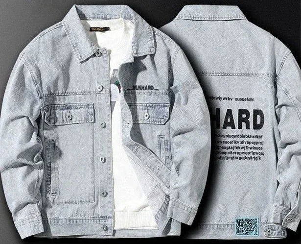 Jaqueta Jeans Masculina Casual