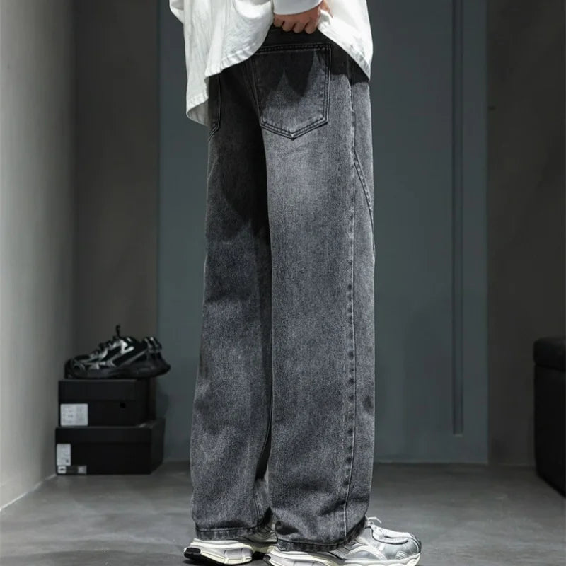 Calça Jeans Masculina Wide Leg
