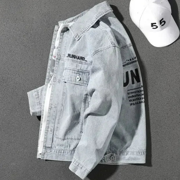 Jaqueta Jeans Masculina Casual