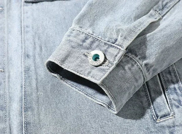 Jaqueta Jeans Masculina Casual