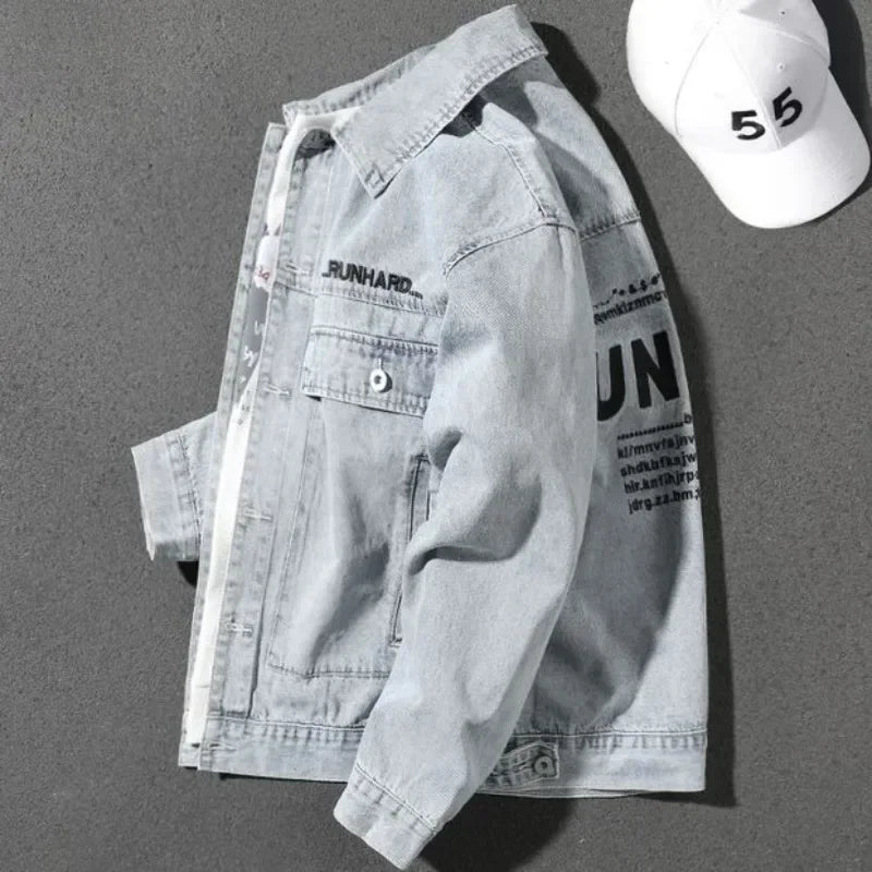 Jaqueta Jeans Masculina Casual