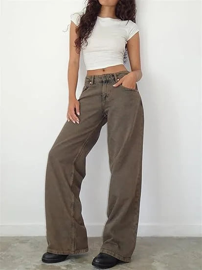 Calça Jeans Feminina Wide Leg