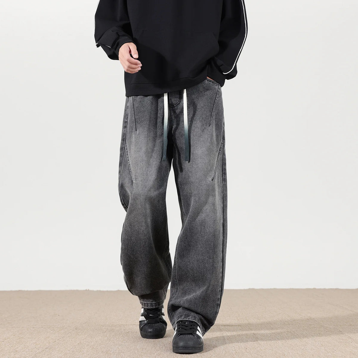 Calça Jeans Masculina Wide Leg