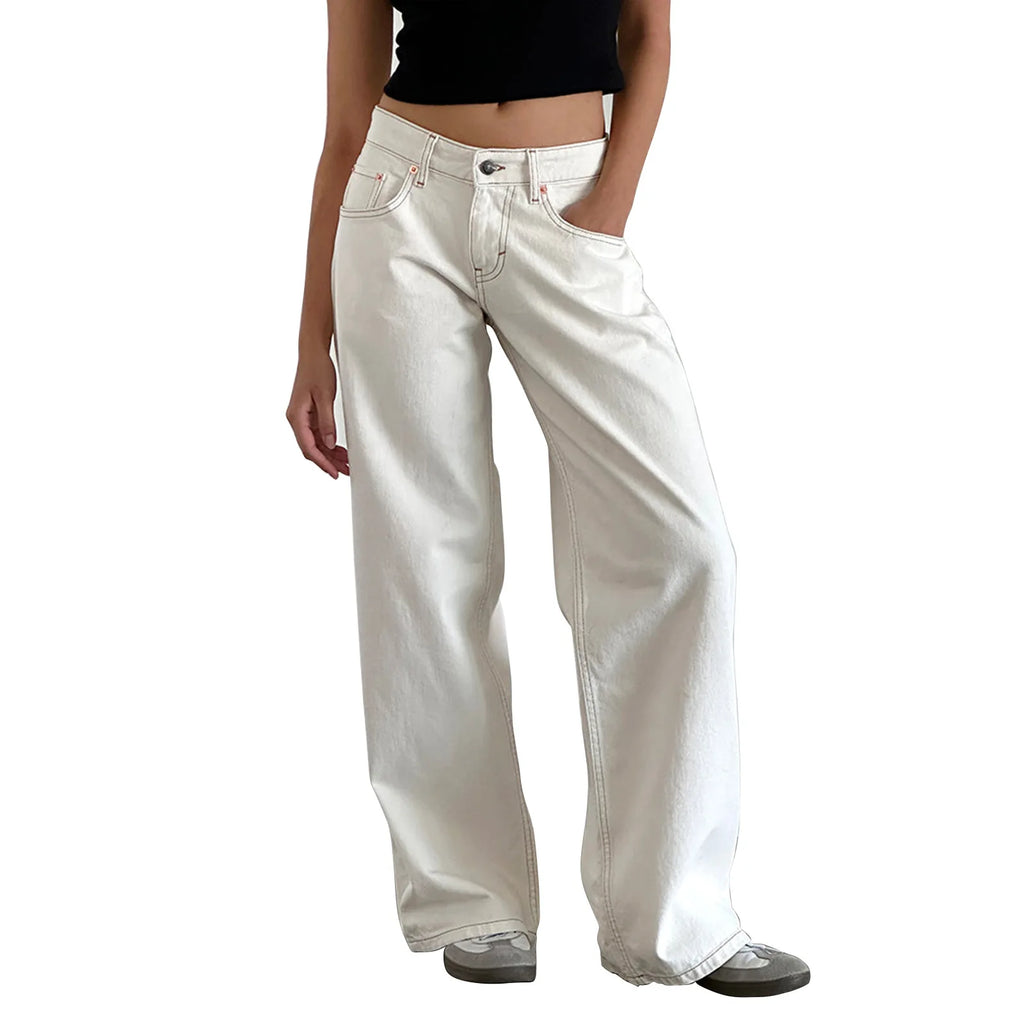 Calça Jeans Feminina Wide Leg