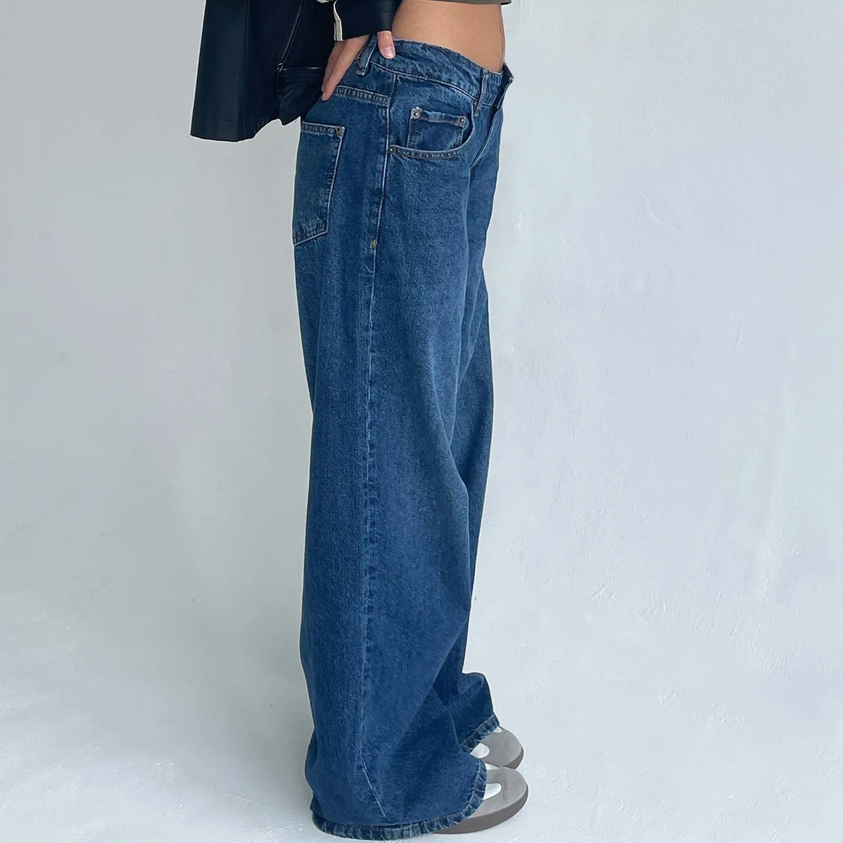 Calça Jeans Feminina Wide Leg