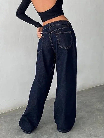 Calça Jeans Feminina Wide Leg