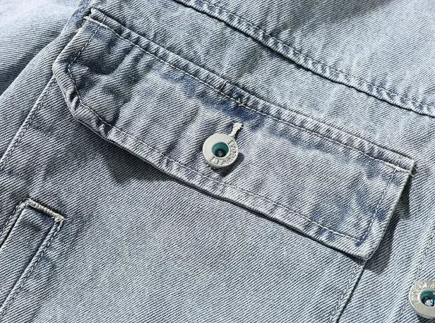 Jaqueta Jeans Masculina Casual