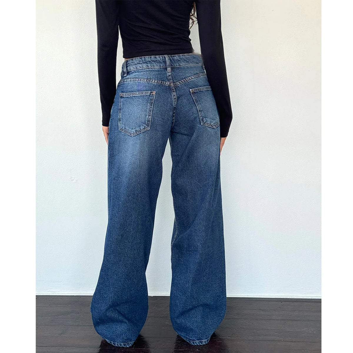 Calça Jeans Feminina Wide Leg